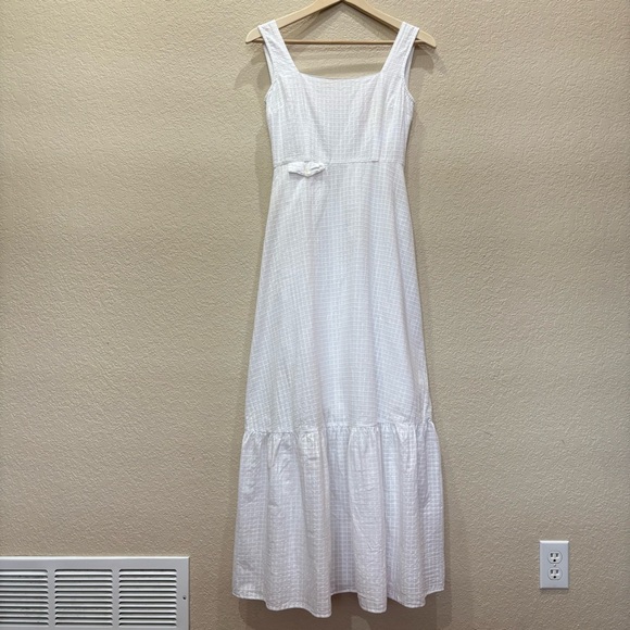 Paloma Wool Laura Dress in White 100% Cotton Size 34 US 2 - Picture 5 of 14